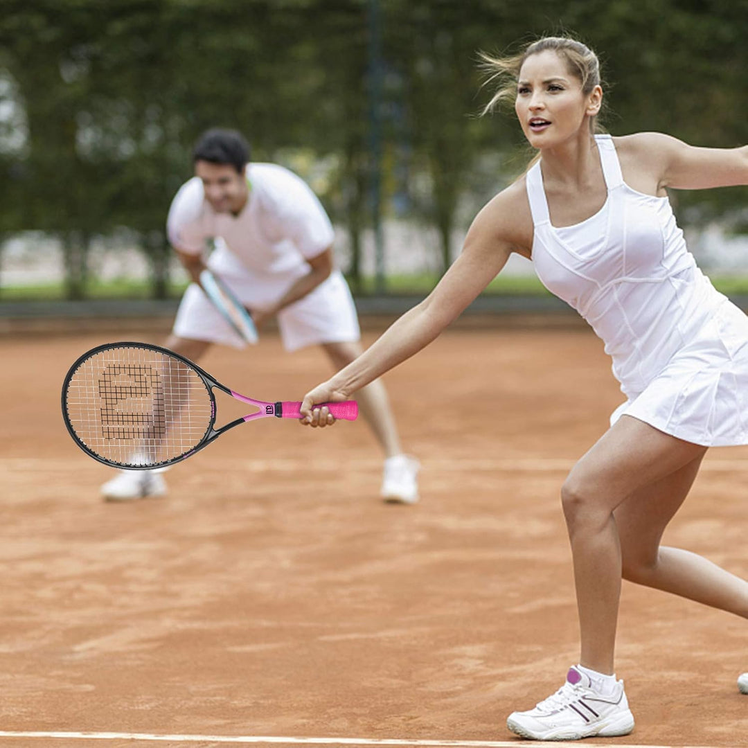 27 Zoll Tennisschläger für Erwachsene, 2 Tennisschläger mit Hülle,Geeignet für Damen Herren Anfänger
