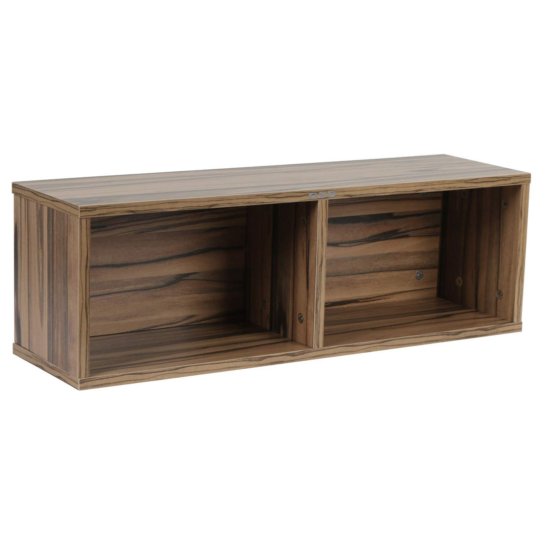 Zomo VS-Box 7/200 Vinyl Aufbewahrung für 200–240 Singles - 7 Zoll - 705 x 200 x 230 mm - Zebrano - M