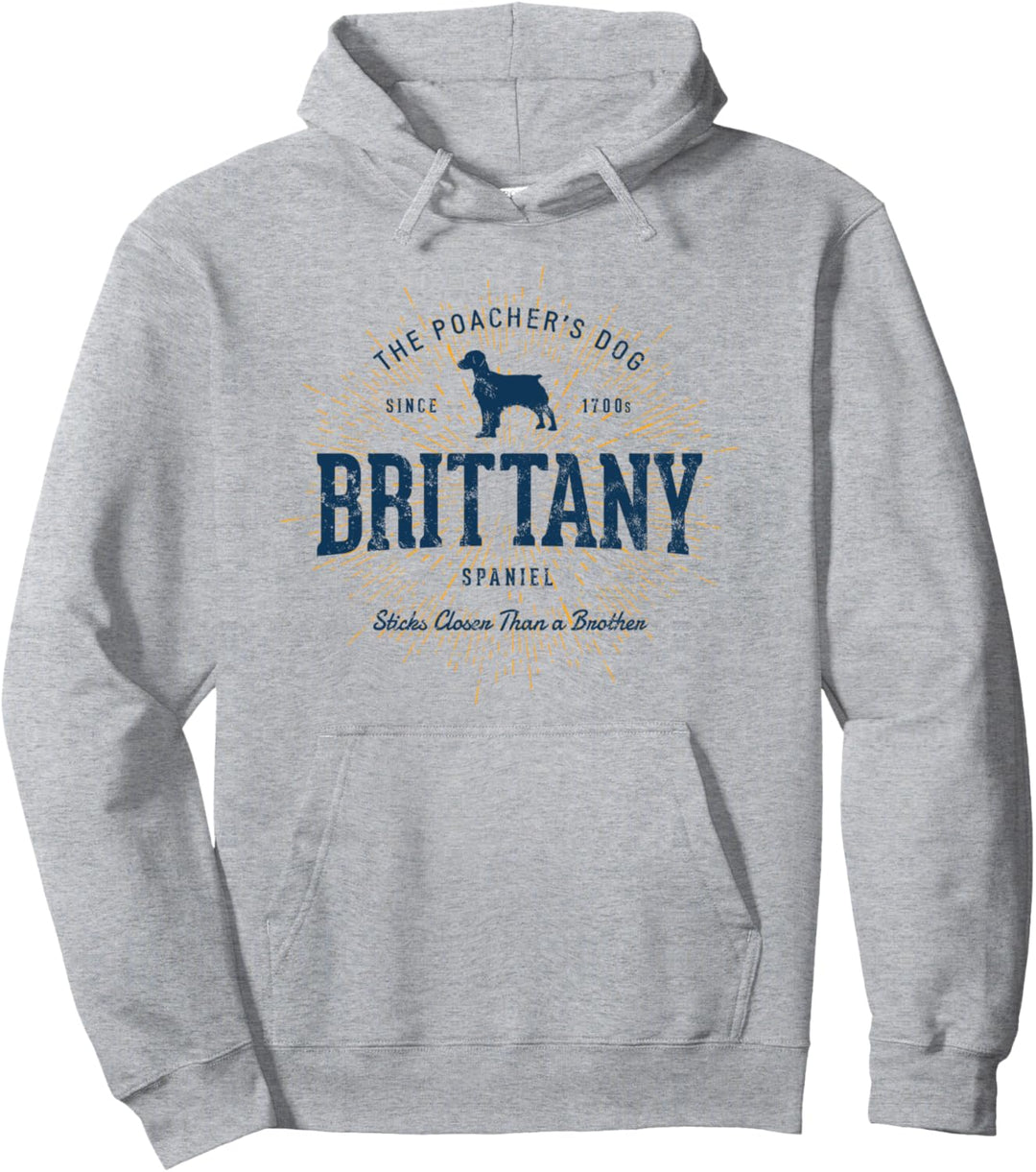 Brittany Spaniel Geschenk Vintage Epagneul Breton Pullover Hoodie