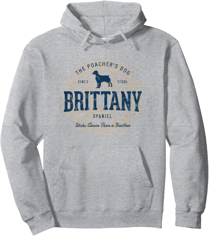 Brittany Spaniel Geschenk Vintage Epagneul Breton Pullover Hoodie