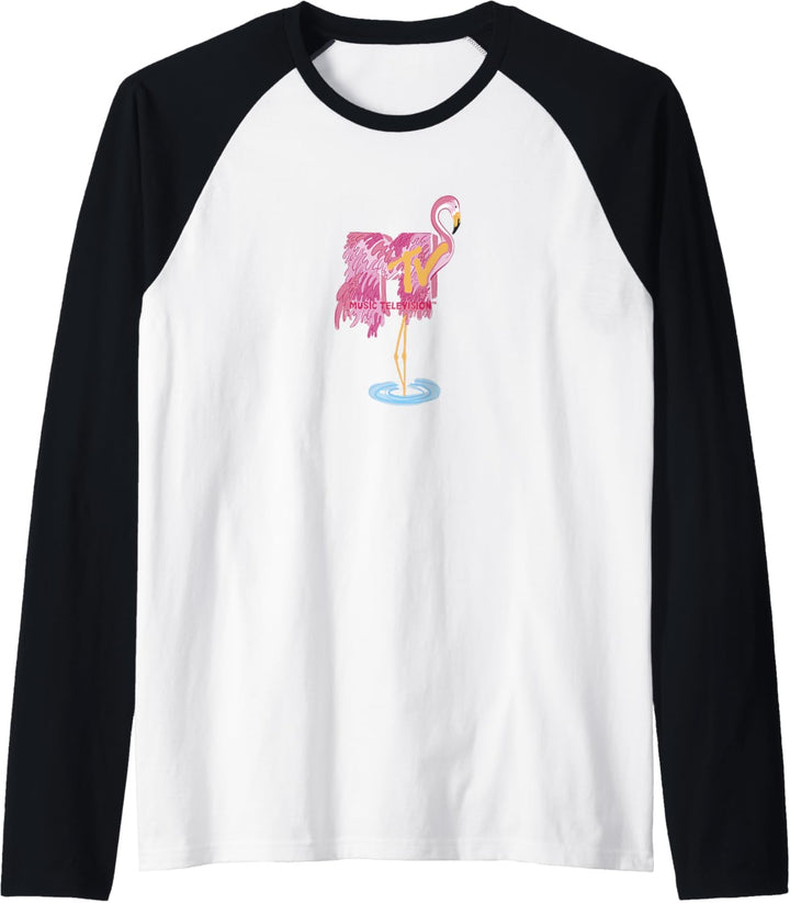 MTV Fresh Flamingo Raglan
