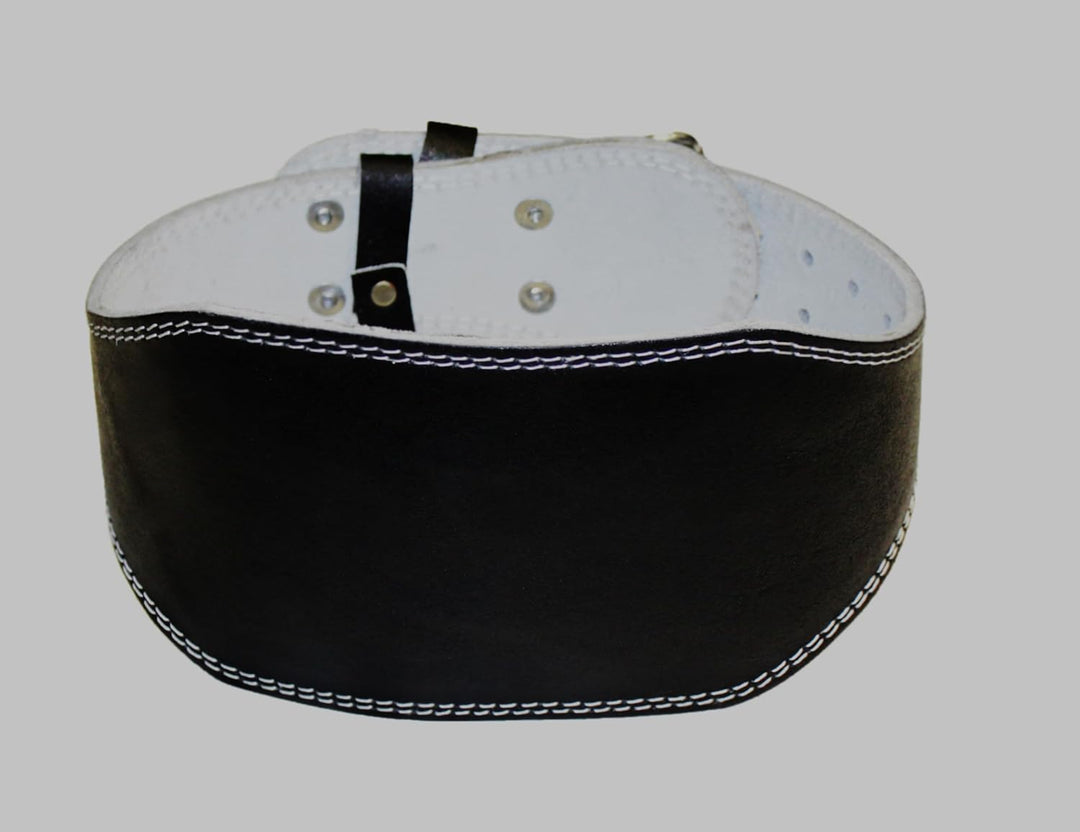 LISARO Gewichthebergürtel mit 10cm Rückenbereite, aus Leder, Verstellbar Löcher Krafttraining Belt,