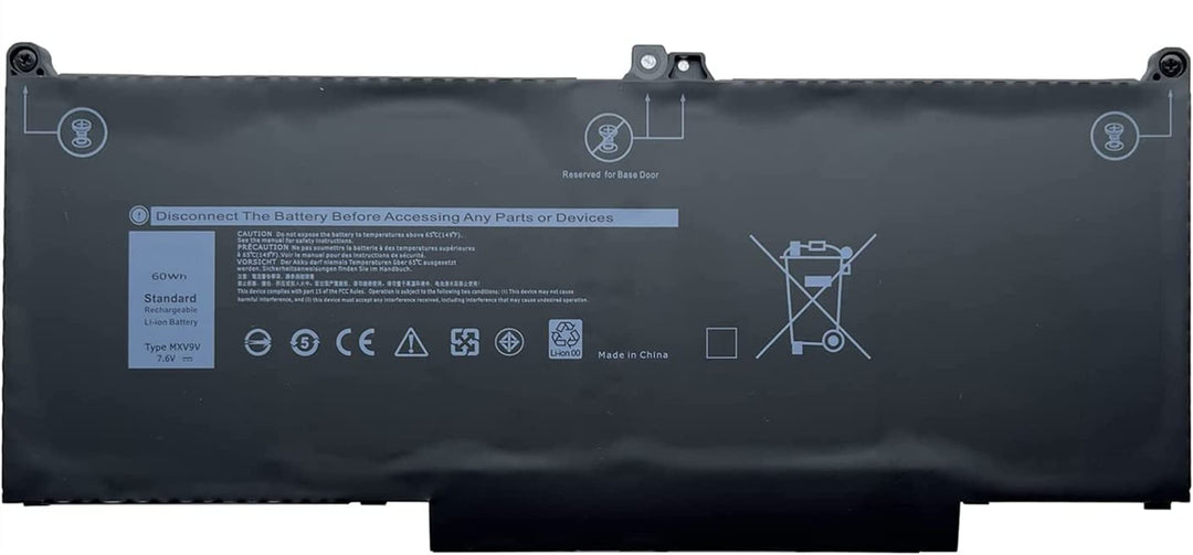 ASKC MXV9V Laptop Akku für Dell Latitude 5300 5310 7300 7400 Latitude 5300 2-in-1 5310 2-in-1 Inspir