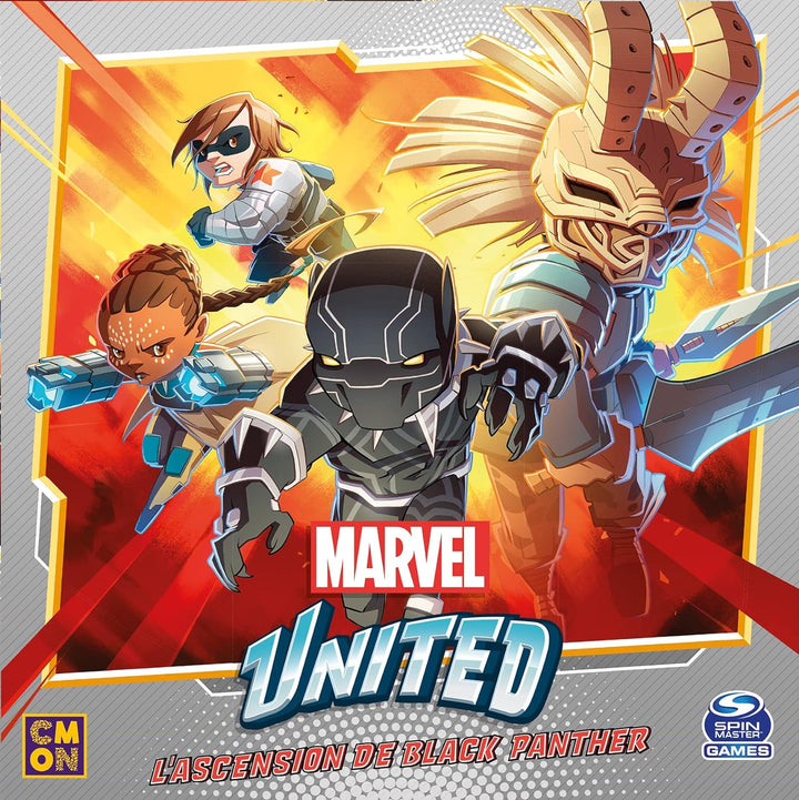 Asmodee Cmon Marvel United Expansion The Ascension of Black Panther - Brettspiele - Kartenspiele - K