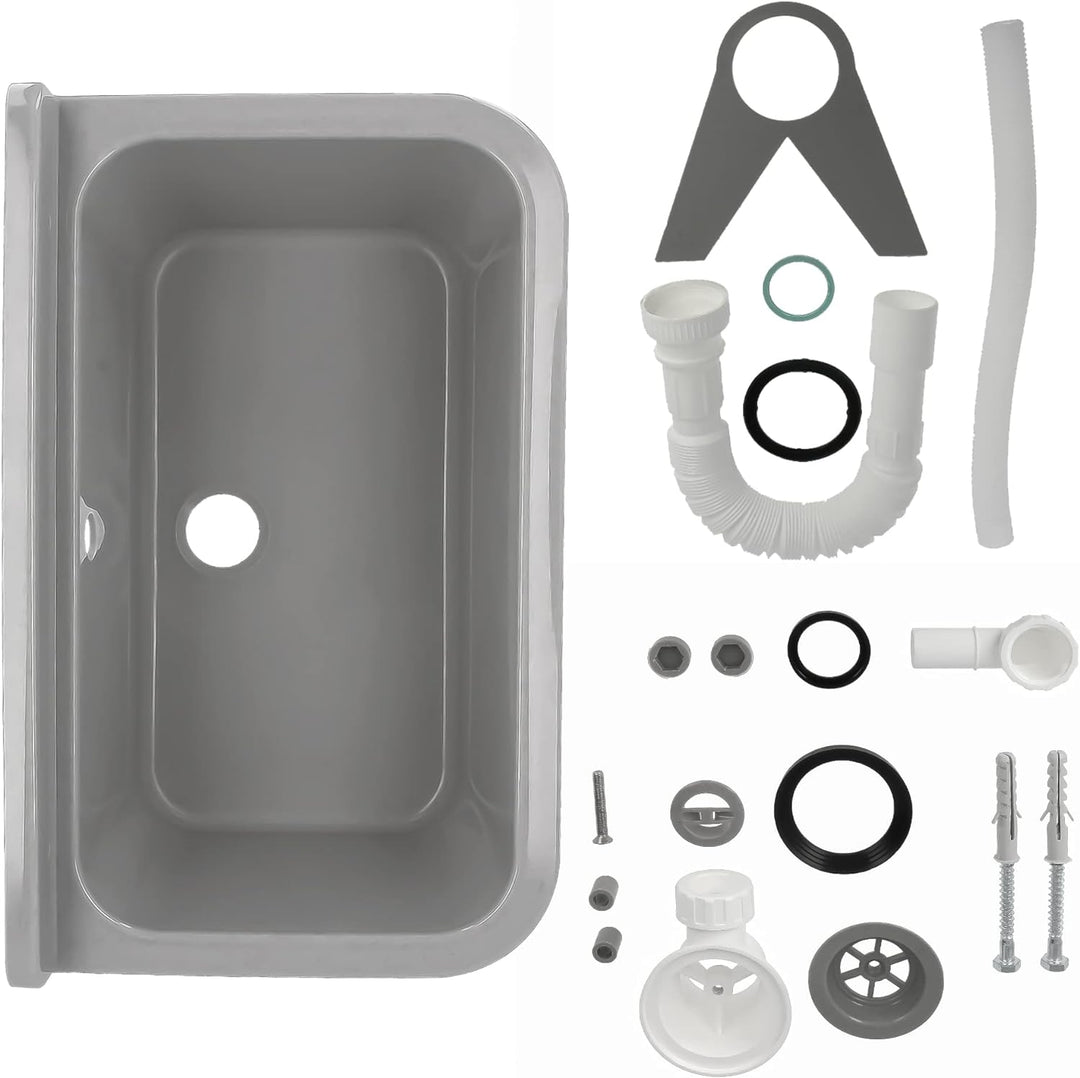 Universal-Waschbecken Industrielle für Garage Outdoor Indoor Ausgussbecken für Garage Keller Werksta