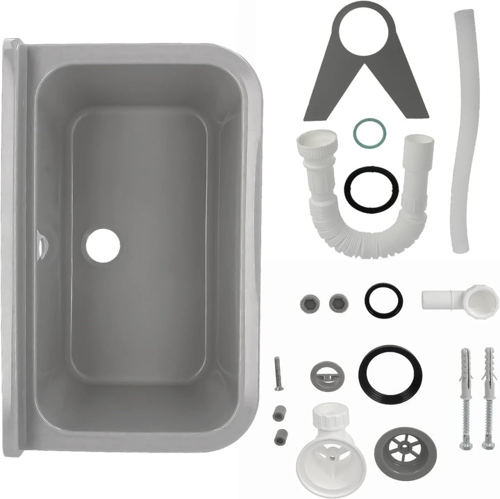 Universal-Waschbecken Industrielle für Garage Outdoor Indoor Ausgussbecken für Garage Keller Werksta