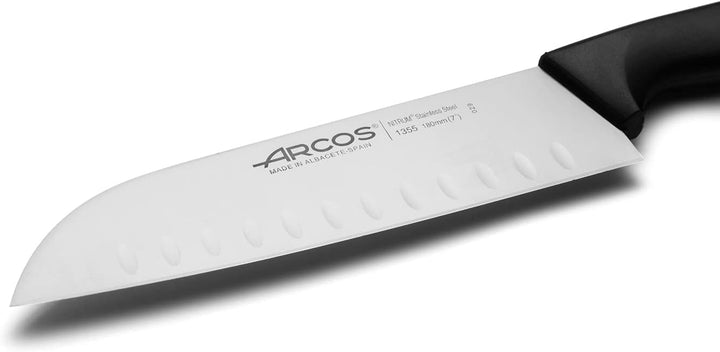 Arcos Serie Niza - Santoku Messer Messer Asiatischer Art- Klinge Nitrum Edelstahl 180 mm - HandGriff