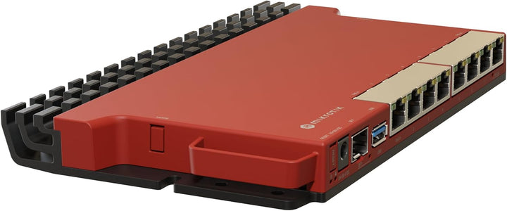 Mikrotik L009UiGS-RM Routeur connecté 2.5 Gigabit Ethernet, Gigabit Ethernet Rouge