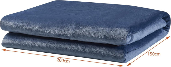 [en.casa] Elektrische Heizdecke Archi 200 x 150 cm Wärmedecke mit Abschaltautomatik inkl. Controller