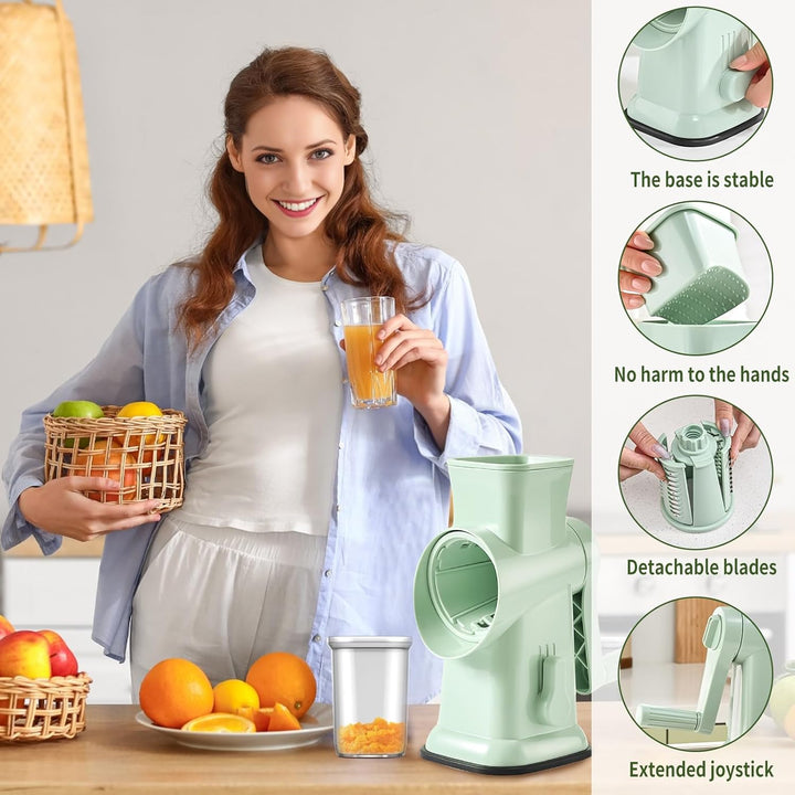 Slushie Maker, FainFun Ice Crusher mit 45°-Doppelklingen und stabilem Saugnapf, Hocheffizient und Ar