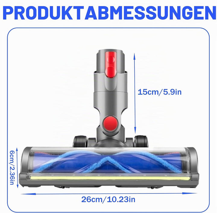 Bürste Ersatzteile Kompatibel für Dyson V11 V15 V10 V8 V7 Models,Austauschbarer Bürstenkopf mit Stau