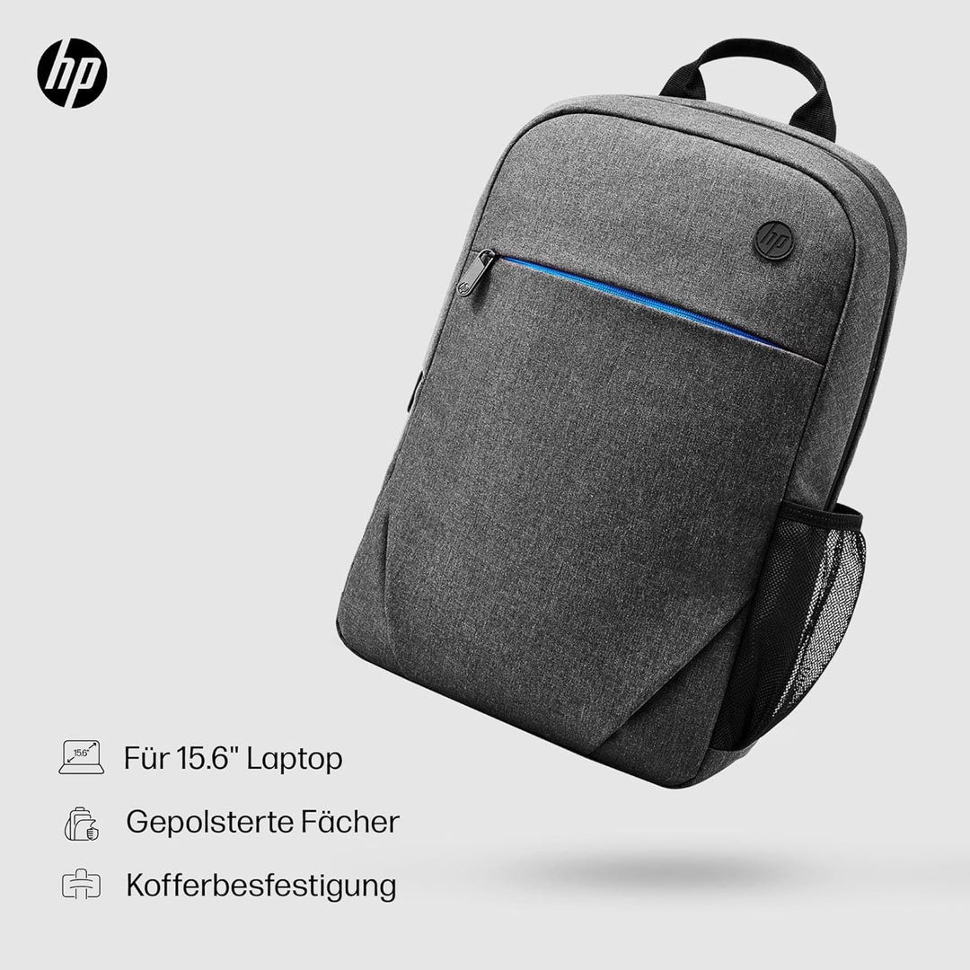HP Prelude Laptoprucksack 15,6 Zoll – wasserabweisend, leicht & robust – Notebook Rucksack für Reise