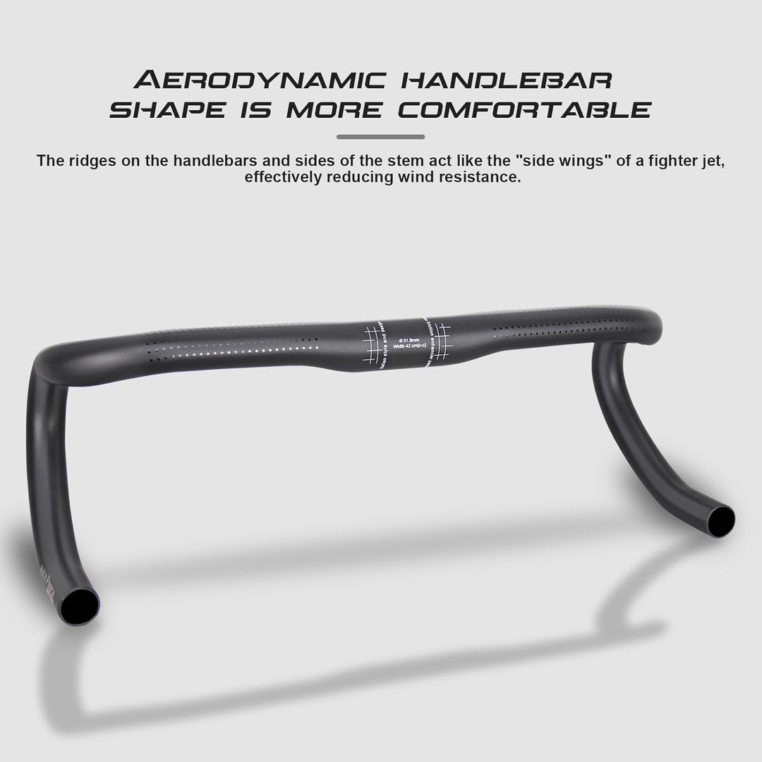 Alfa Pasca rennrad lenker 31.8 drop lenker kohlefaser rennrad lenker UD mat schwarz rennradlenker re