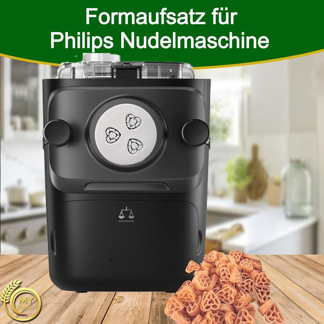 MY Pasta - Hörnchen/Maccheroni/Bucatini - Zubehör für Pastamaker - Pasta Disc Kompatibel mit Philips