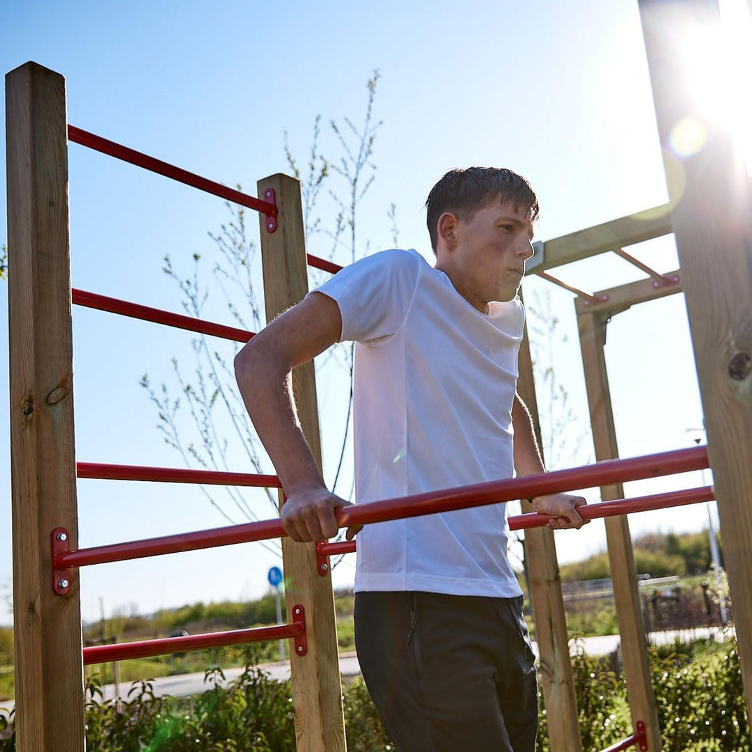Wickey Fitnessgerät - Fit Base 820 - Outdoor Fitnessstudio, Gym für Zuhause, Klettern und Sport für