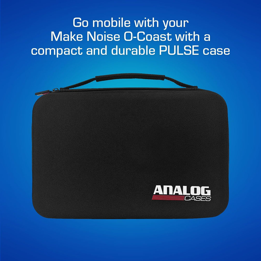 Analog Cases Pulse Case für MakeNoise 0-Coast oder ähnliche Geräte (Transporttasche aus langlebigem,