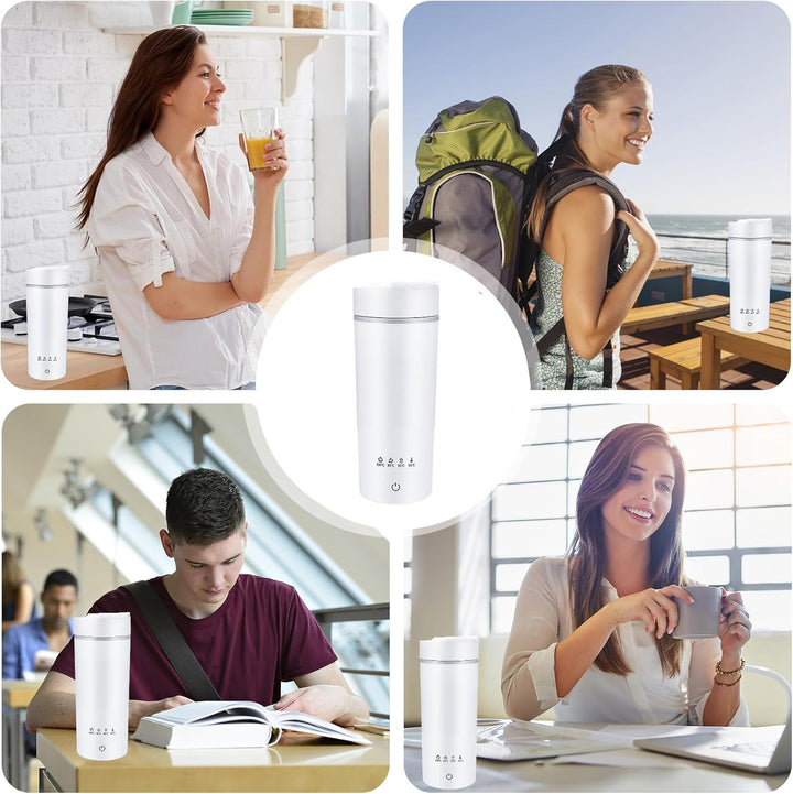 Kleiner Tragbarer Wasserkocher, Reise Wasserkocher Klein, 400ml Mini Electric Kettle, Tragbarer Elek