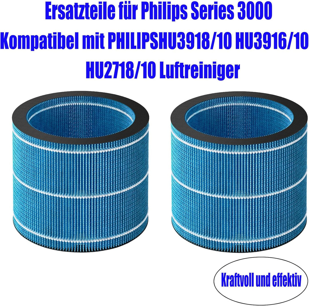 FY3446/30 Ersatzfilter für Philips Series 3000 Luftbefeuchtung | 3-Schichtiger Filter kompatibel mit