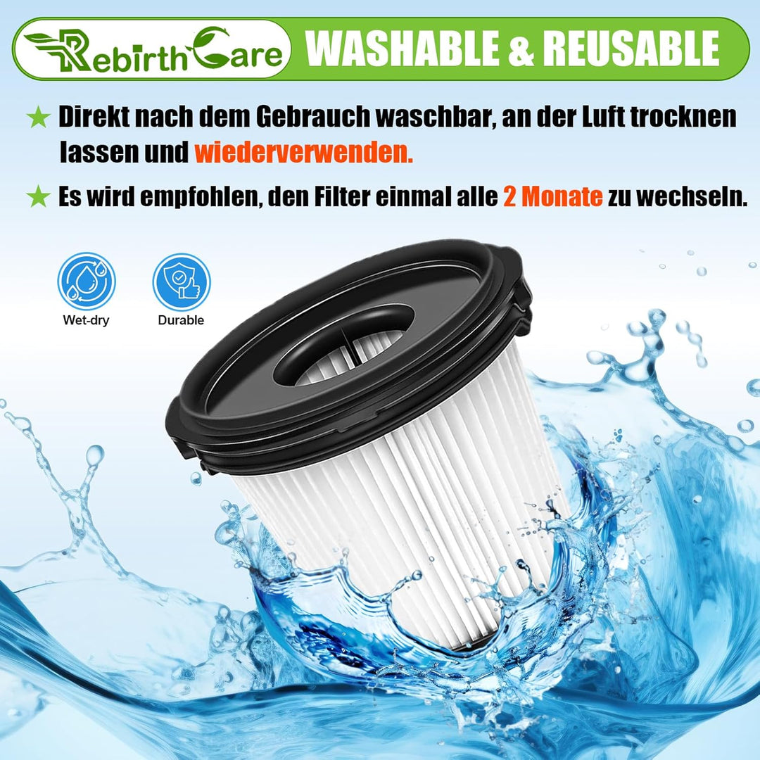 Rebirthcare IW3612EU Filter für Shark Detect Pro IW3611DE / IW3612EU / IW1611DE/ BU3521EU/ BU1120EU