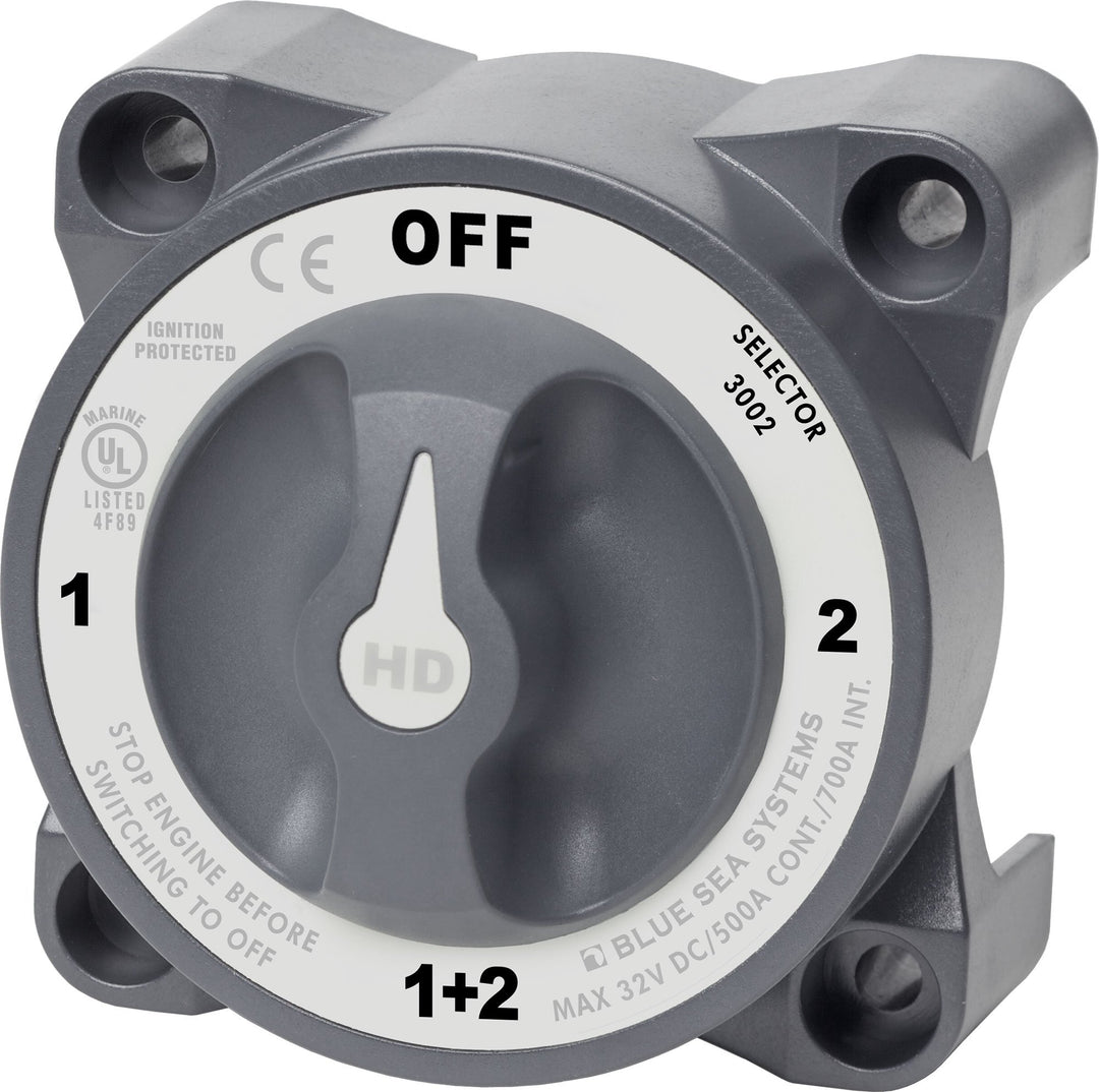 Blue Sea Systems hd-Series Robuster Batterie Schalter Schalter 4 Positionen, Schalter 4 Positionen