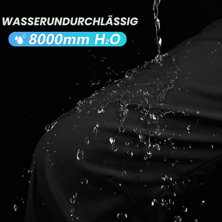 33,000ft Herren Skihose Hosenträgerhose Outdoorhose Wasserdicht Winddichte Softshellhose Warme Gefüt