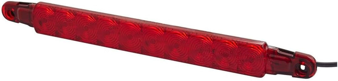 HELLA - Zusatzbremsleuchte - LED - 12V - Anbau/geklebt - Lichtscheibenfarbe: rot - LED-Lichtfarbe: r