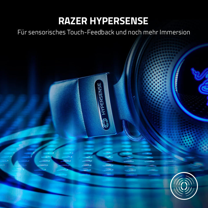 Razer Kraken V3 Pro - Kabelloses Gaming-Headset mit Taptic Technology (Kopfhörer mit sensorischem To