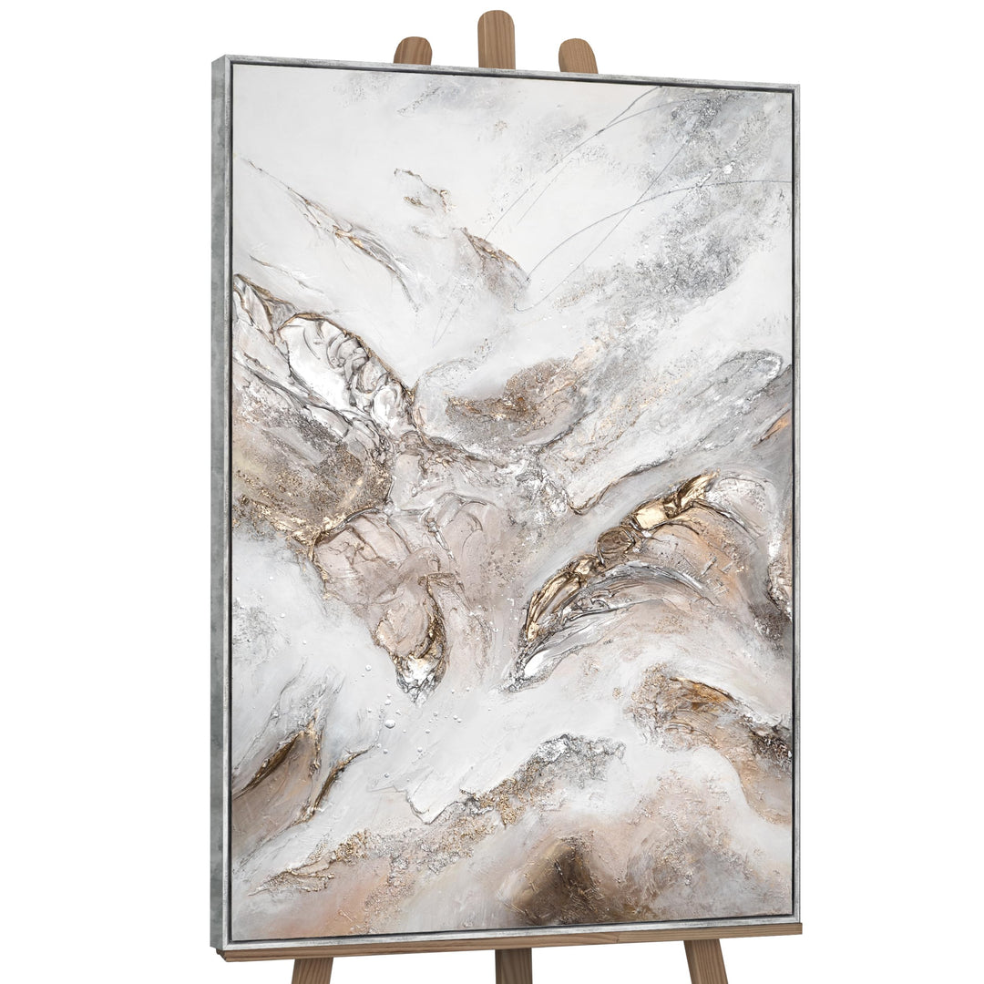 YS-Art Luxus Abstrakt Design Acryl Gemälde auf Leinwand Aufstieg handgemalt Wandbilder Wohnzimmer mo