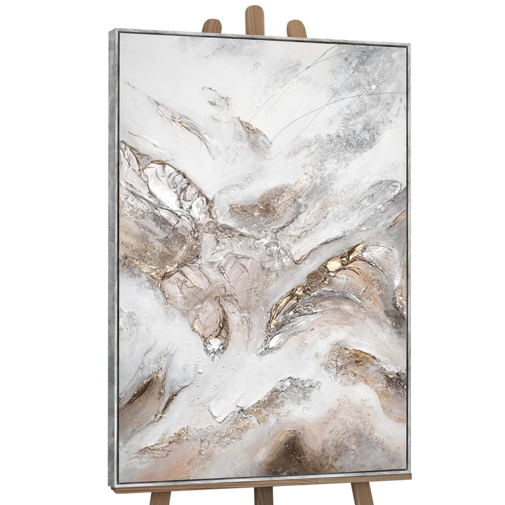 YS-Art Luxus Abstrakt Design Acryl Gemälde auf Leinwand Aufstieg handgemalt Wandbilder Wohnzimmer mo