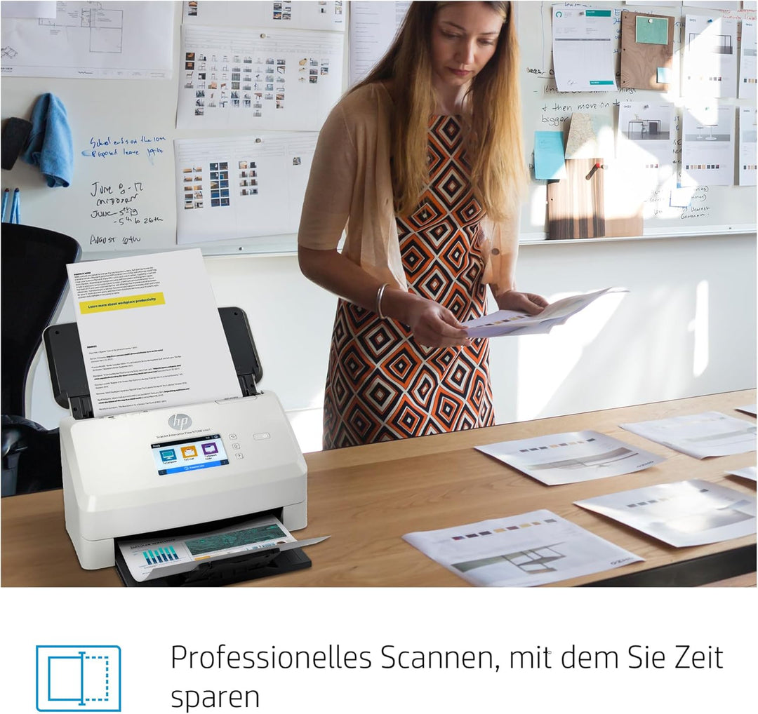 HP ScanJet Enterprise Flow N7000 snw1 (Scanner, Einzelblattzufuhr, 80-Blatt ADF, WLAN, LAN, USB)