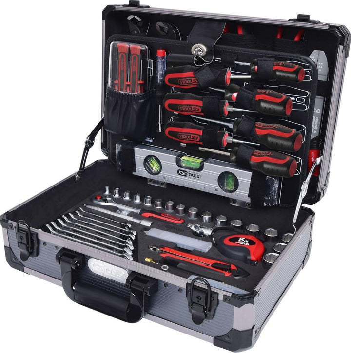 KS Tools, 911.0665 3/8" Universal Werkzeug Satz,165 teilig, Werkzeugkoffer, Werkzeugkasten, Werkzeug