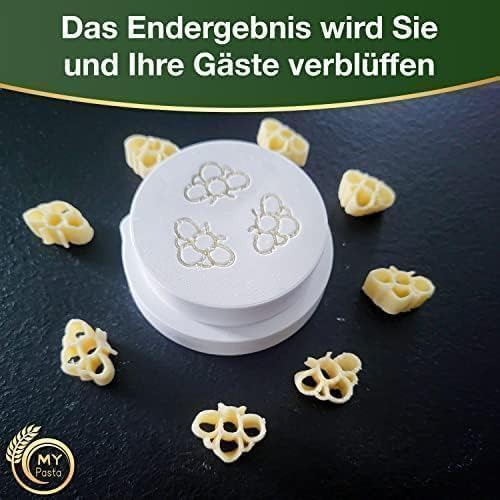 MY PASTA - Biene - Zubehör Für Pastamaker - Pasta Disc kompatibel mit Pasta Maker Avance - Matrizen