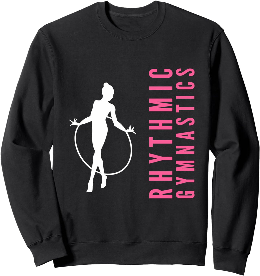 Rhythmische Sportgymnastik Gymnastik Gymnastin mit Reifen Sweatshirt