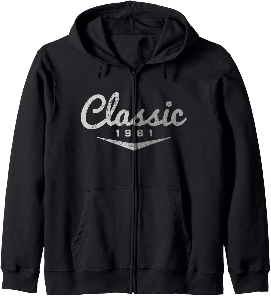 60. Geburtstag Lustig Geschenk Vintage Classic 1961 Kapuzenjacke