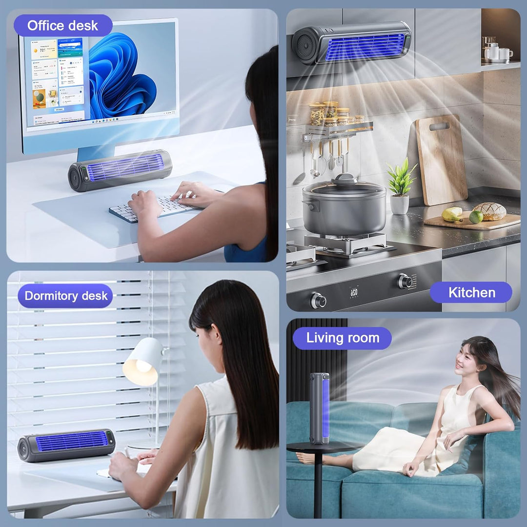 Festberg Cooling Ace ﻿Wand Klimagerät – 3-stufiger, Mobile Air Cooler | ﻿Wand wiederaufladbar Kabell