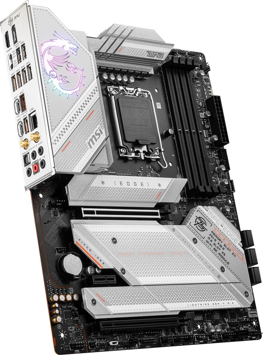 MSI MPG Z790 Edge WiFi Motherboard,ATX - Unterstützt Intel Prozessoren der 12., 13. und 14. Generati