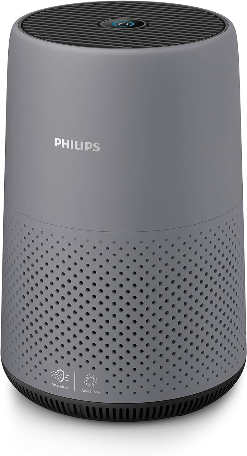 Philips AC0830/10 Luftreiniger Serie 800, Entfernt 99,5 prozent Partikel, Raumgrösse: 49 m², Luftqua