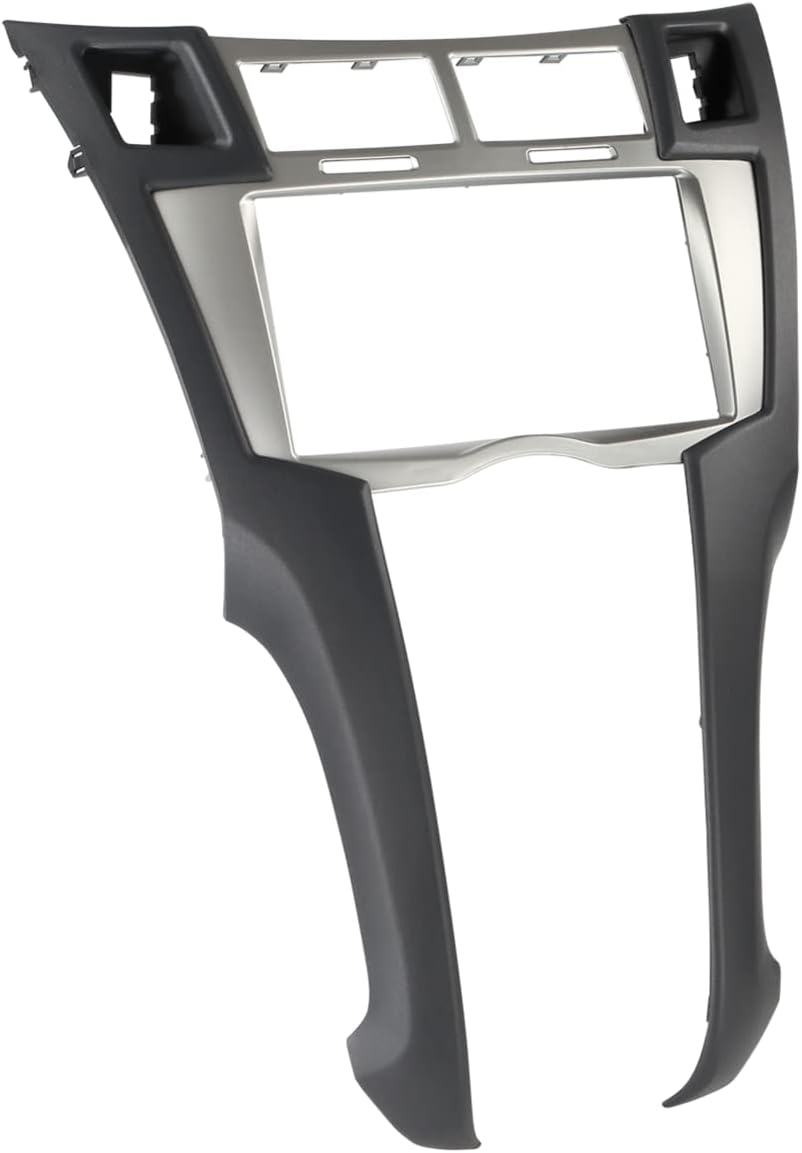ACV Doppel-DIN Blende 2-DIN Radioblende RB Toyota Yaris 2006->2011 Silber/schwarz