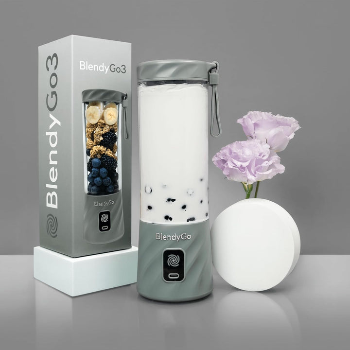 BlendyGo 3 Tragbarer Mixer, Blender, Mini Standmixer, 550 ml, Smoothie maker, Mixer smoothie maker t