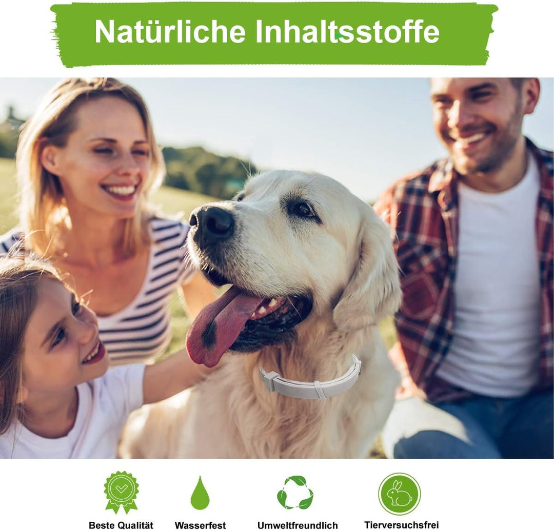 MC-Royal® Zeckenhalsband für Hunde - Effektiver Schutz vor Ungeziefern - wasserdicht und verstellbar