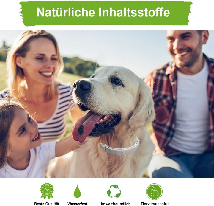 MC-Royal® Zeckenhalsband für Hunde - Effektiver Schutz vor Ungeziefern - wasserdicht und verstellbar