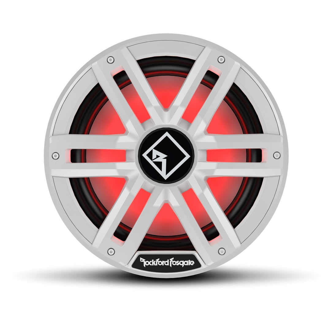 Rockford Fosgate Color Optix M2D4-12S - 30 cm Passiv Subwoofer mit 1600 Watt (RMS: 400 Watt) - weiss
