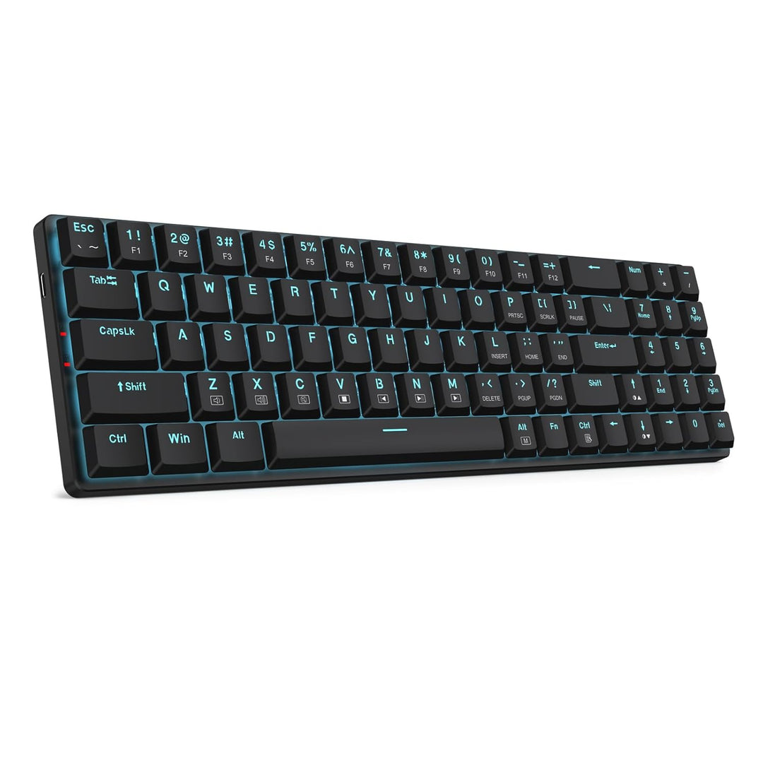 Redragon BS8773 Kabelloses Gaming-Tastaturen & -Mäuse Combos, 78 Tasten, 2,4 GHz, mechanische Tastat