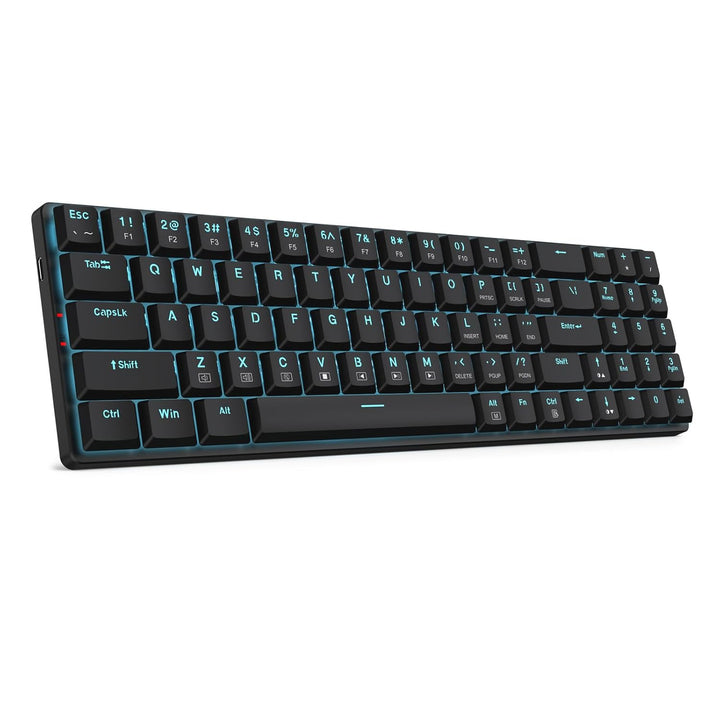 Redragon BS8773 Kabelloses Gaming-Tastaturen & -Mäuse Combos, 78 Tasten, 2,4 GHz, mechanische Tastat