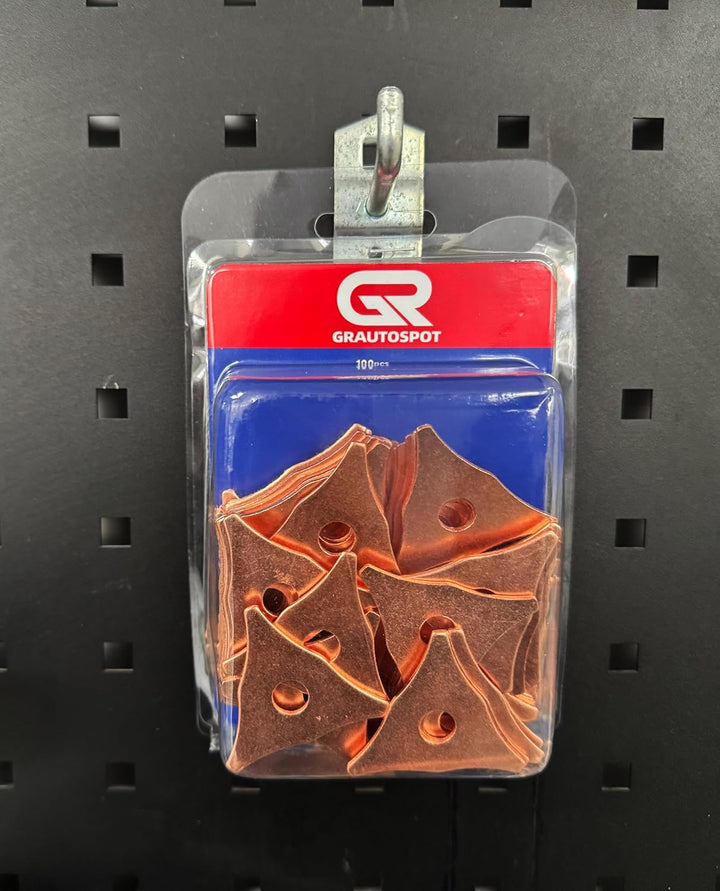 100 PCS Welding Kit Accessories, Triangular Gasket，OT Gasket, Round Gasket Dent Puller Rings for Spo