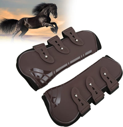 Voluxe Pferde-Vorderbeinschutz, Komfort-elastische, stossdämpfende leichte Pferdebein-Schutzstiefel
