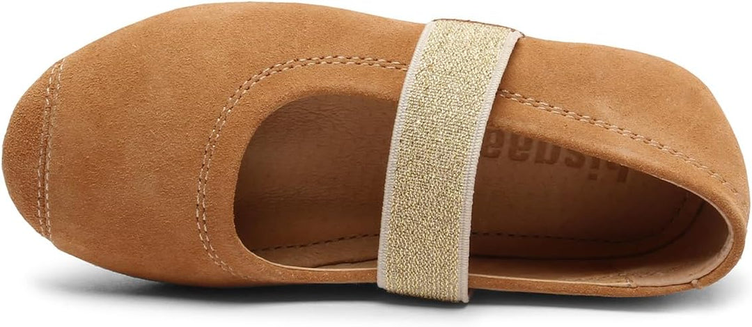 Bisgaard Mädchen Ballet Flat 28 EU Tan, 28 EU Tan