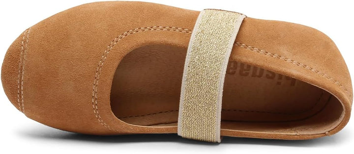 Bisgaard Mädchen Ballet Flat 28 EU Tan, 28 EU Tan