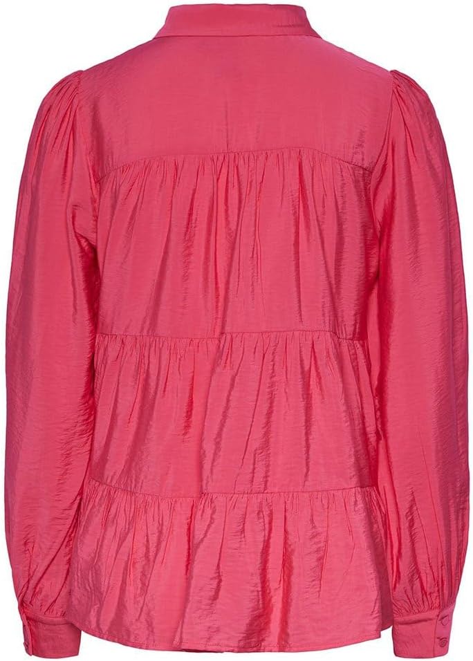 YAS Damen Yaspala Ls Shirt S. Noos Hemd/Bluse XS Raspberry Sorbet, XS Raspberry Sorbet