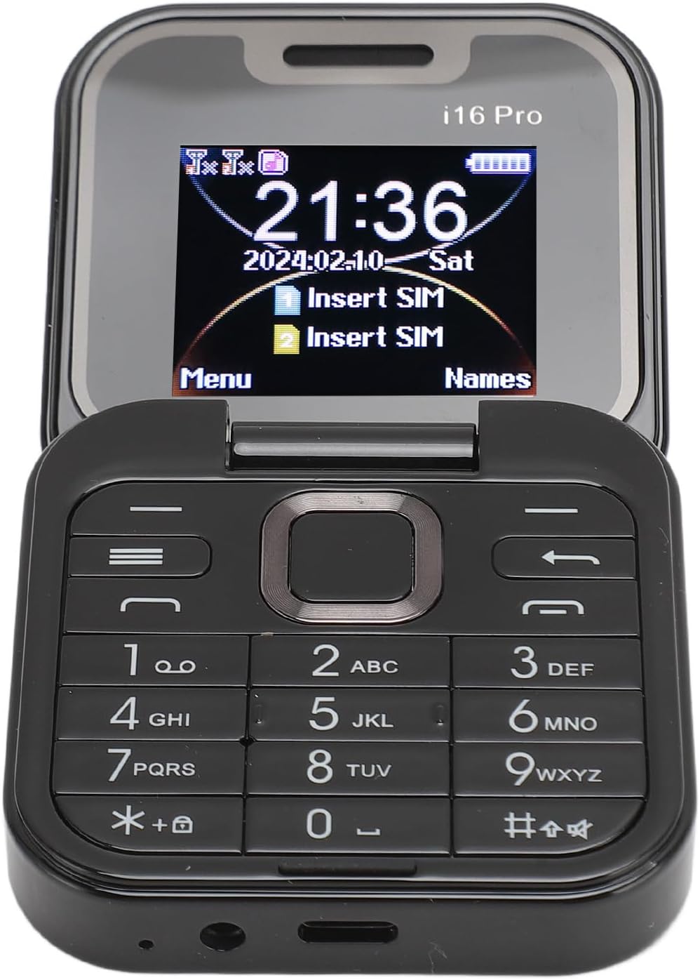 SOYES I16pro 2G Entsperrtes Klapphandy, Dual-SIM-Klapphandy mit Grossen Tasten für Senioren und Kind